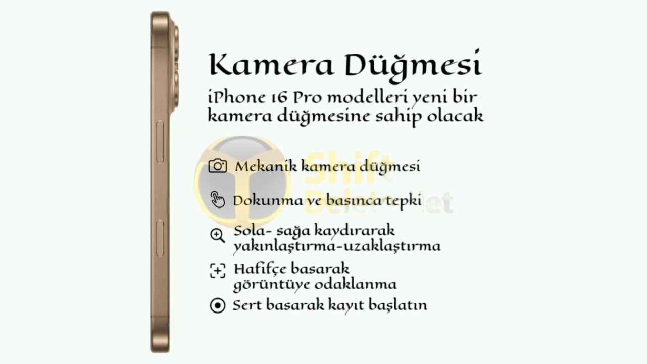 Apple Kamera Düğmesi Özellikleri